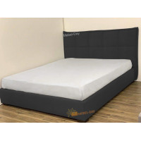 Кровать двуспальная Мисти 160x200 Mebel-Day с подъемным механизмом Жаккард Черный Нэо (015)