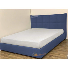 Кровать двуспальная Мисти 160x200 Mebel-Day с подъемным механизмом Жаккард Темно-синий Нэо (10)