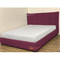 Кровать двуспальная Мисти 160x200 Mebel-Day с подъемным механизмом Жаккард Фиолетовый Нэо (11)
