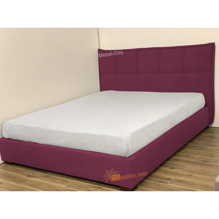 Кровать двуспальная Мисти 160x200 Mebel-Day с подъемным механизмом Жаккард Фиолетовый Нэо (11)