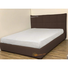 Кровать двуспальная Мисти 180x200 Mebel-Day с подъемным механизмом Жаккард Шоколадный Нэо (19)