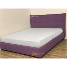 Кровать двуспальная Мисти 160x200 Mebel-Day с подъемным механизмом Жаккард Сиреневый Нэо (25)