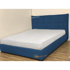 Кровать двуспальная Мисти 160x200 Mebel-Day с подъемным механизмом Жаккард Синий Нэо (26)
