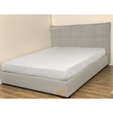 Кровать двуспальная Мисти 160x190 Mebel-Day с подъемным механизмом Велюр Светло-бежевый Флокс (01)