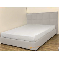 Кровать двуспальная Мисти 160x200 Mebel-Day с подъемным механизмом Велюр Светло-бежевый Флокс (03)