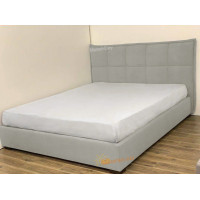 Кровать двуспальная Мисти 160x200 Mebel-Day с подъемным механизмом Велюр Светло-бежевый Флокс (05)