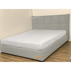 Кровать двуспальная Мисти 160x190 Mebel-Day с подъемным механизмом Велюр Светло-бежевый Флокс (05)