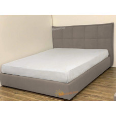 Кровать двуспальная Мисти 160x190 Mebel-Day с подъемным механизмом Велюр Кофейный Флокс (22)