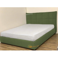 Кровать двуспальная Мисти 160x190 Mebel-Day с подъемным механизмом Велюр Зеленый Флокс (33)