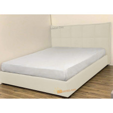 Кровать двуспальная Мисти 160x190 Mebel-Day с подъемным механизмом Велюр Ванильный Канна (03)