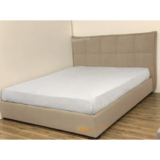 Кровать двуспальная Мисти 160x190 Mebel-Day с подъемным механизмом Велюр Бежевый Канна (05)