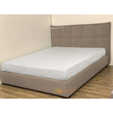 Кровать двуспальная Мисти 160x190 Mebel-Day с подъемным механизмом Велюр Капучино Канна (07)
