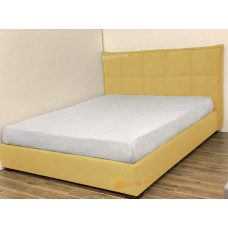 Кровать двуспальная Мисти 160x190 Mebel-Day с подъемным механизмом Велюр Горчичный Канна (42)