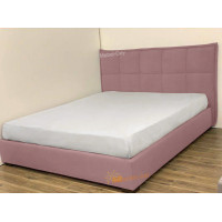 Кровать двуспальная Мисти 160x200 Mebel-Day с подъемным механизмом Велюр Светло-розовый Канна (73)