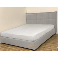 Кровать двуспальная Мисти 160x190 Mebel-Day с подъемным механизмом Велюр Светло-серый Канна (92)