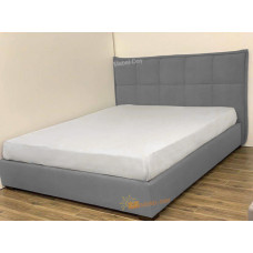 Кровать двуспальная Мисти 160x190 Mebel-Day с подъемным механизмом Велюр Серый Канна (95)