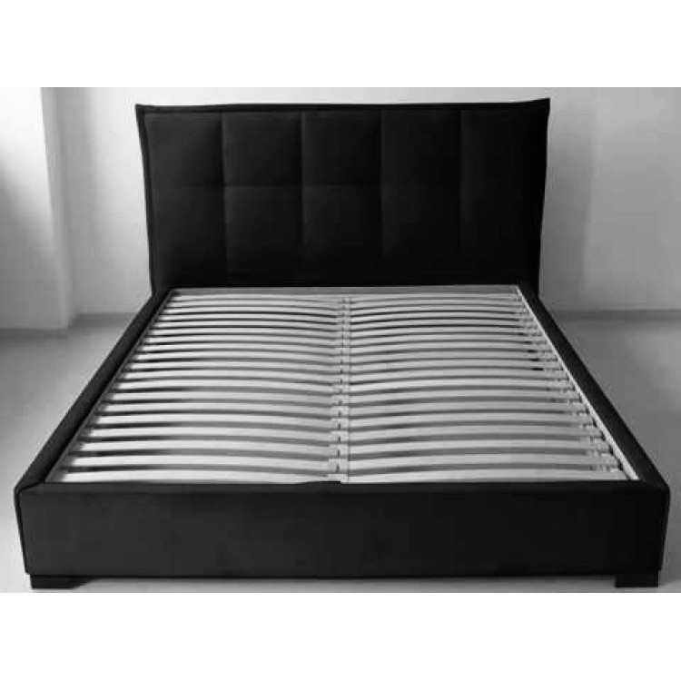 Кровать двуспальная Мисти 160x190 Mebel-Day с подъемным механизмом Велюр Аквамарин Флокс (88)