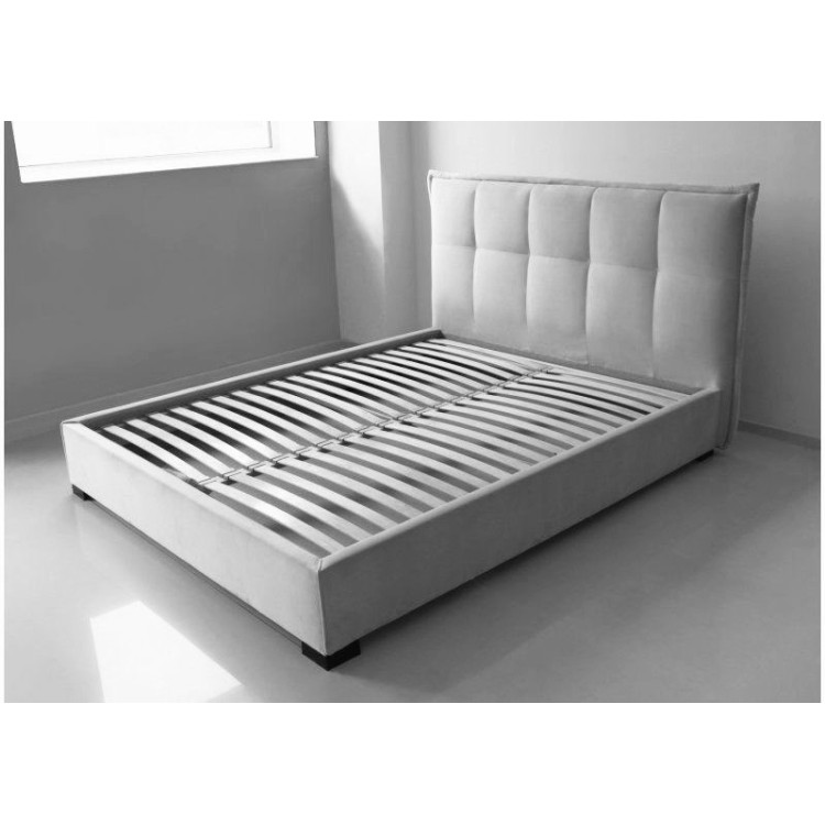 Кровать двуспальная Мисти 160x190 Mebel-Day с подъемным механизмом Велюр Аквамарин Флокс (88)